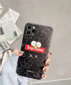 iphone13 ケース キャラクター supreme kaws アイフォン12/12プロカバー ペア 韓国 iphone11pro max/x/se2 携帯ケース 頑丈 iphone xr/7/8 ケース 個性 的 おしゃれ