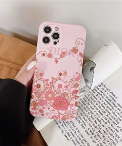 花柄 iphone13pro/13 スマホケース dior風 iphone12pro max/12pro ケース 人気 女子 ディオール iphonexs max/xr iphone11pro 携帯カバー パロディ ガーリー