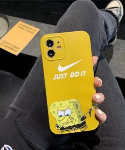 ナイキ キャラクター iphone12pro max/12mini カバー スポンジボブ アイフォン12プロ/11ケース nike just di it iphone11pro/xs/xr 携帯カバー パトリック スター 可愛い iphonexs max スマホケース 韓国 流行り