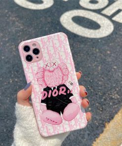 ディオール カウズ iphone12ケース ペア iphone12pro/11pro max ケース 大人 可愛い dior kaws 携帯ケース iphone11 衝撃に強い アイフォンxs max/x/8 保護カバー おすすめ